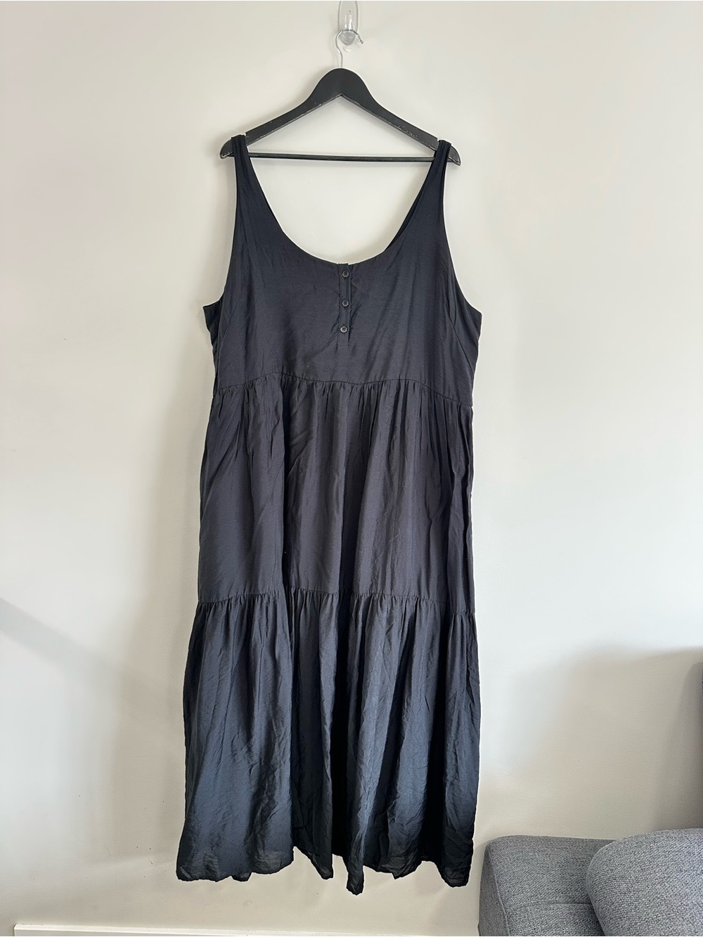 Smash + Tess x Luisana Lopilato The River Maxi Dress Black Size 3XL - Picture 3 of 11